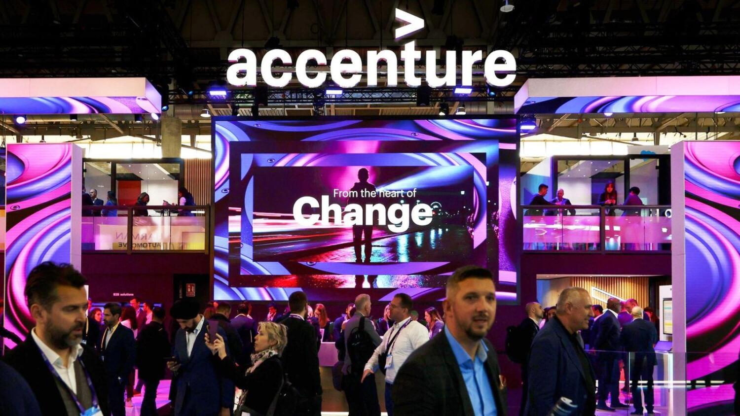 purple and blue accenture logo